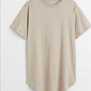 Long fit T-shirt soft jersey -mens size S